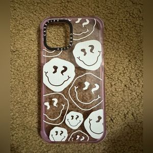 Purple Smiley Casetify for IPhone 12 Pro